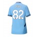 Manchester City Rico Lewis #82 Hjemmedrakt Dame 2024-25 Korte ermer